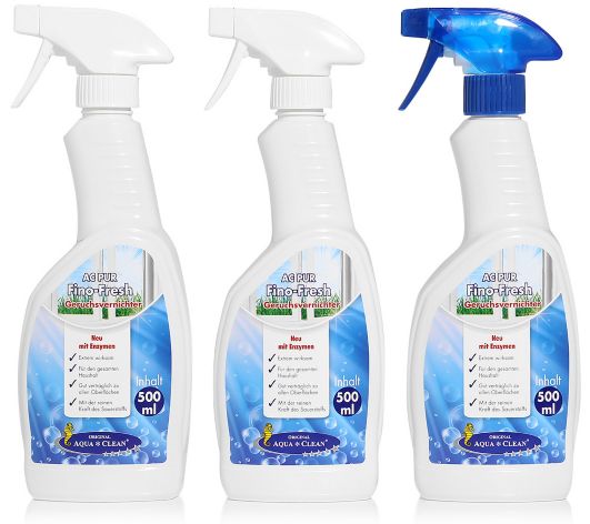 AQUA CLEAN PUR Fino-Fresh Geruchsvernichter 3x 500ml