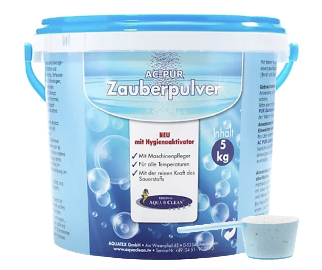 AQUA CLEAN PUR Zauberpulver mit Hygieneaktivator 5kg