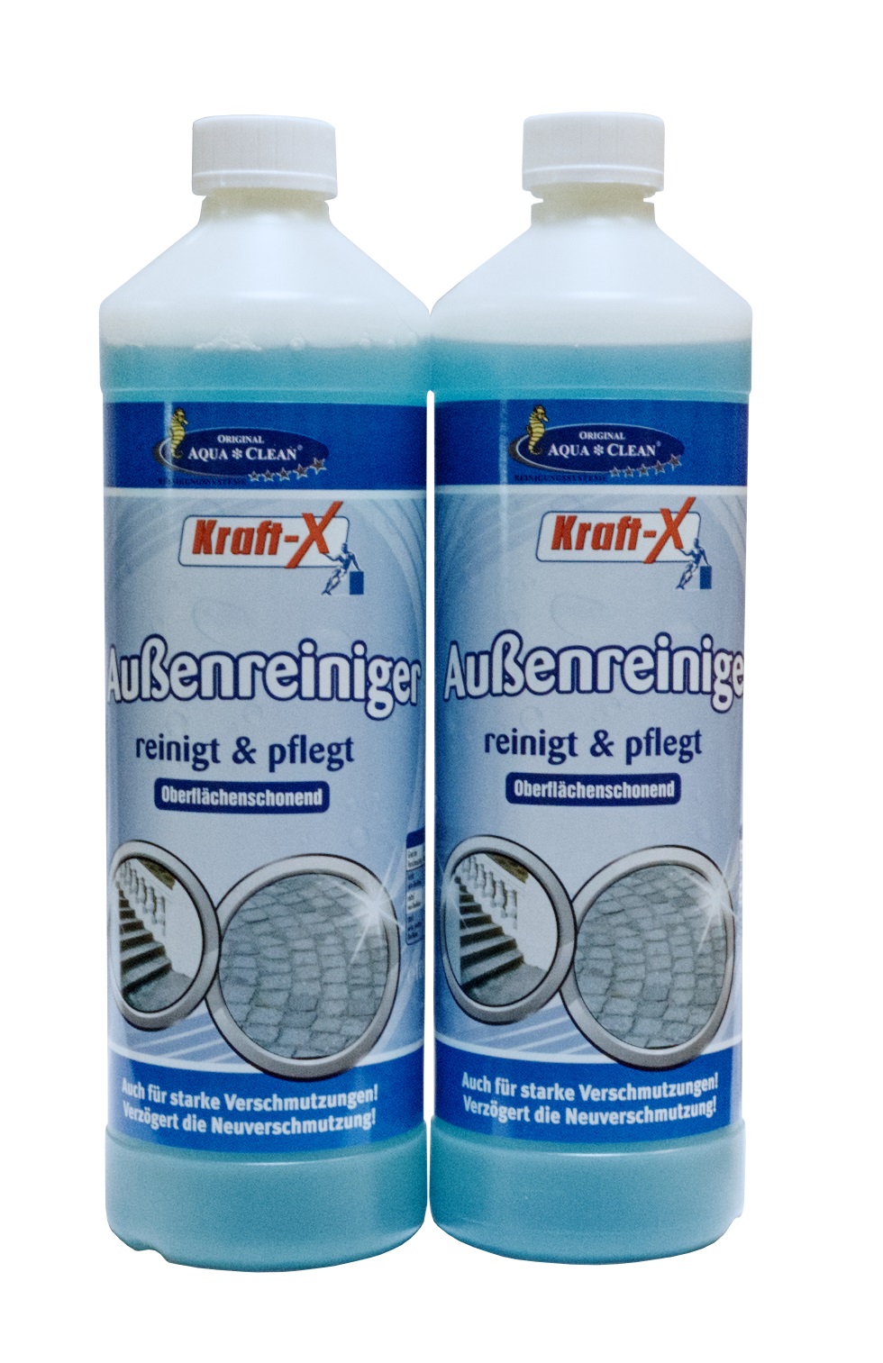 AQUA CLEAN Kraft-X Außenreiniger 2x1l