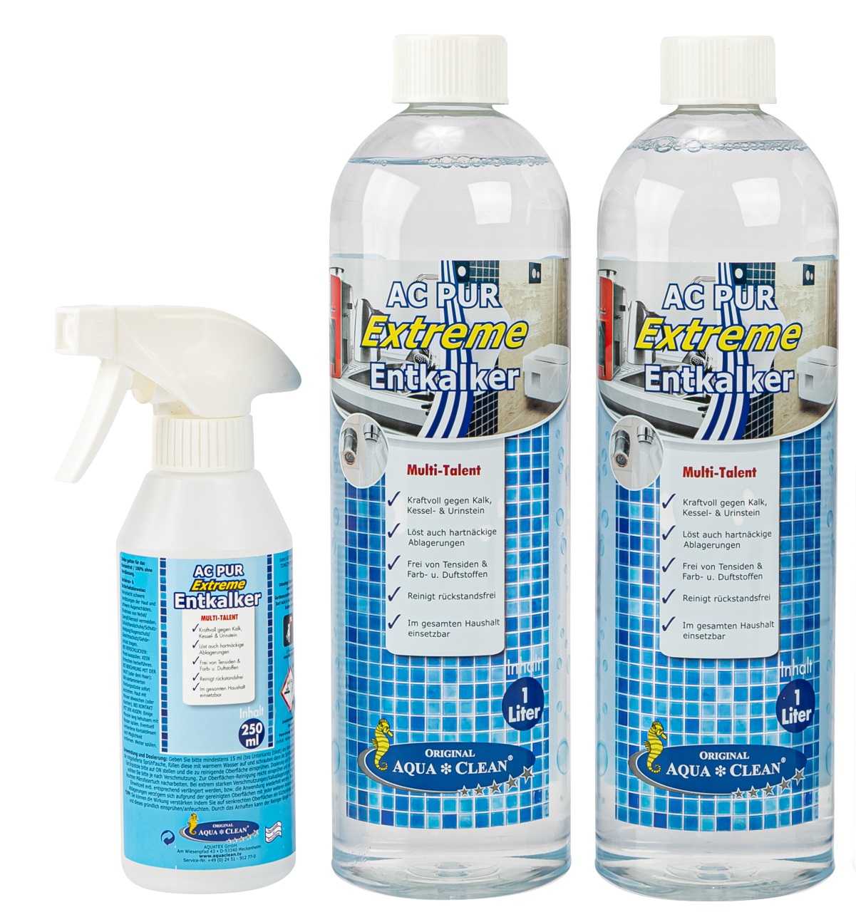 AQUA CLEAN PUR Extreme Universal Entkalker Konzentrat 2 x 1 l