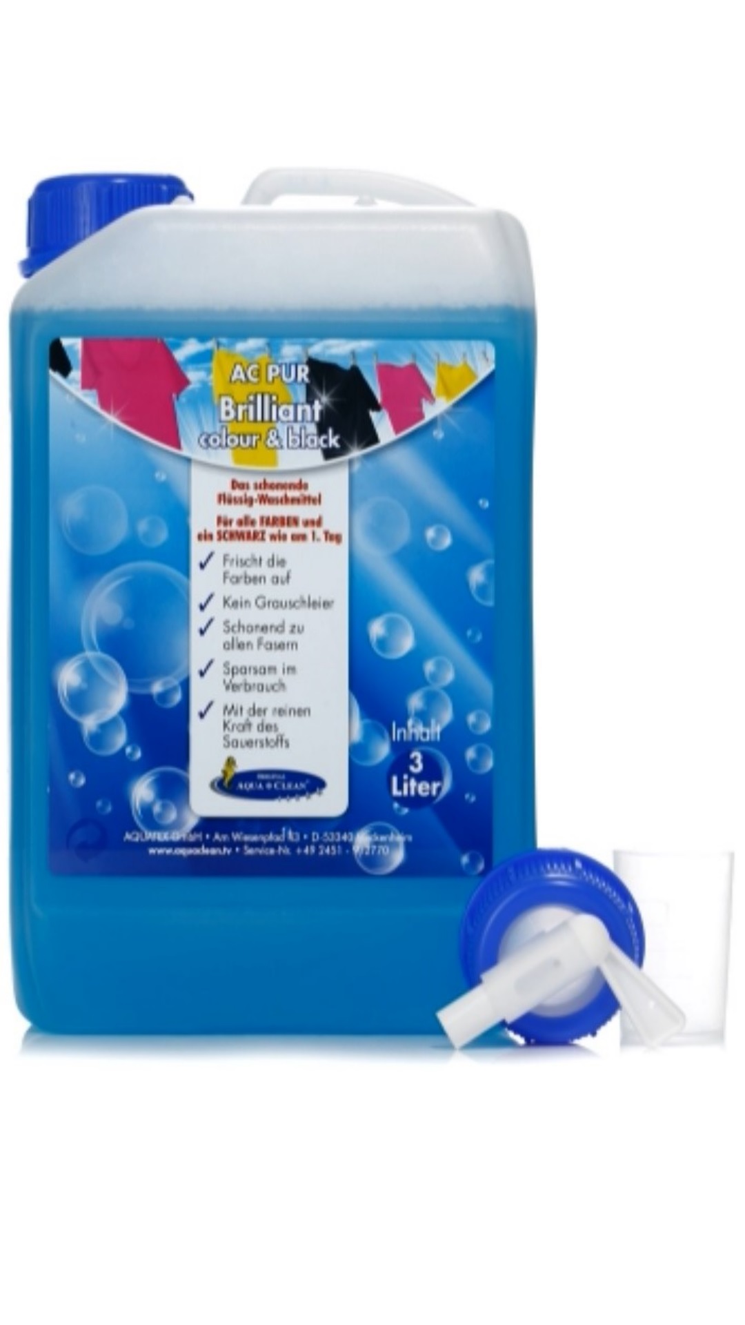 AQUA CLEAN PUR Brilliant colour & black 3l