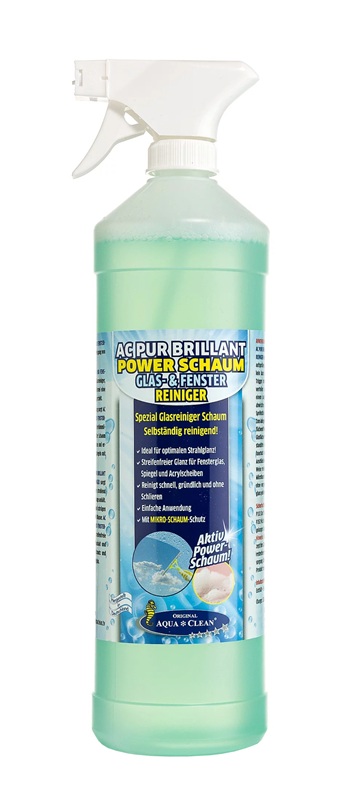 AQUA CLEAN PUR Brillant Power Schaum Glas- & Fensterreiniger 2x 1l AQUA CLEAN PUR Brillant Power Schaum Glas- & Fensterreiniger 2x 1l