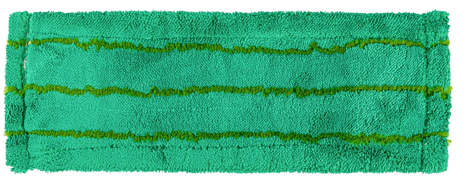 AQUA CLEAN Microfaser Bodenmopp mit Borstenstreifen Grün 40 cm