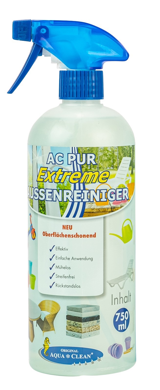 AQUA CLEAN PUR Extreme Aussenreiniger Oberflächenschonend 750ml