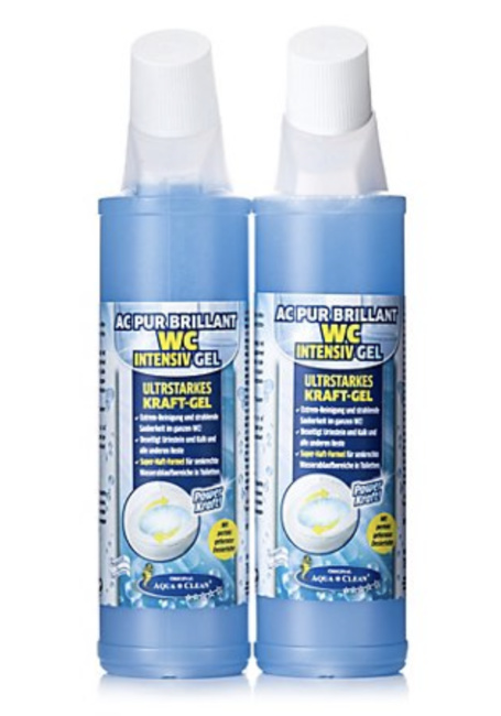 AC PUR Brillant WC Reiniger Intensiv Gel Super-Haft-Formel 2x 750ml