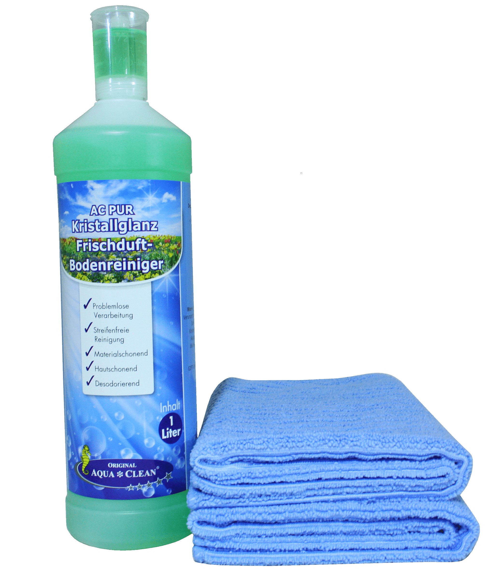AQUA-CLEAN-Kristall-Bodentucher-inkl-1l-Frischduft-Bodenreiniger-3er-Set