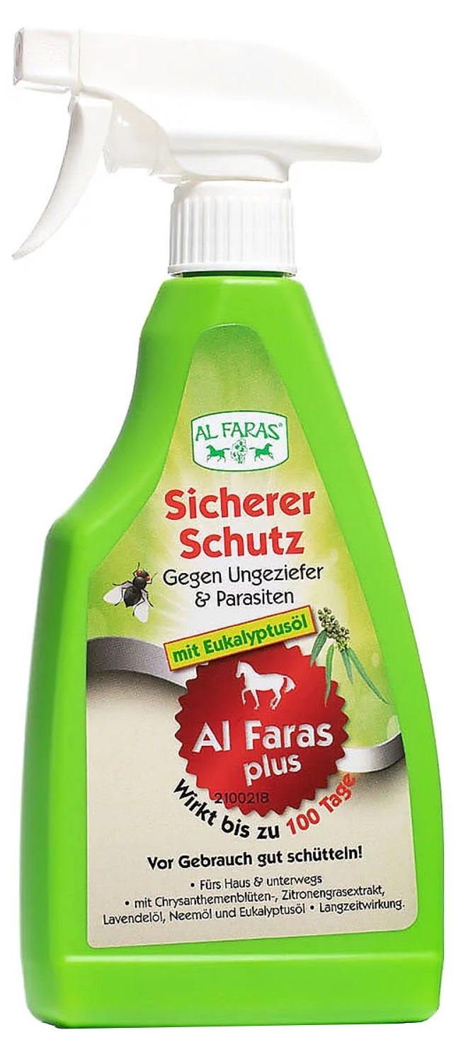 AL FARAS Insektenschutz für Umgebung & Oberflächen ! Neu mit Eukalyptusöl ! 500ml