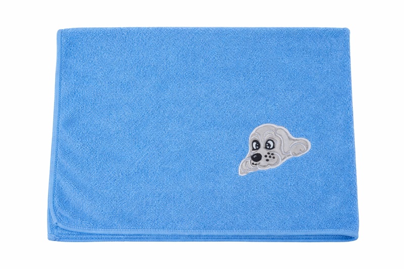 AQUA CLEAN Hundehandtuch Antibakteriell blau