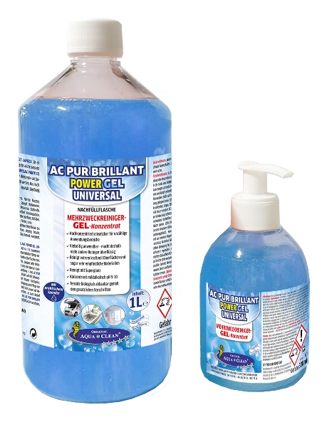 AQUA CLEAN PUR Brilliant Power-Gel Mehrzweckreiniger hochkonzentriert 1,3l