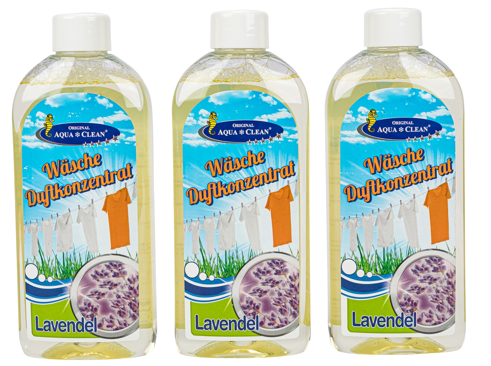 AQUA CLEAN Wäsche Duftkonzentrat Lavendel 3x250ml