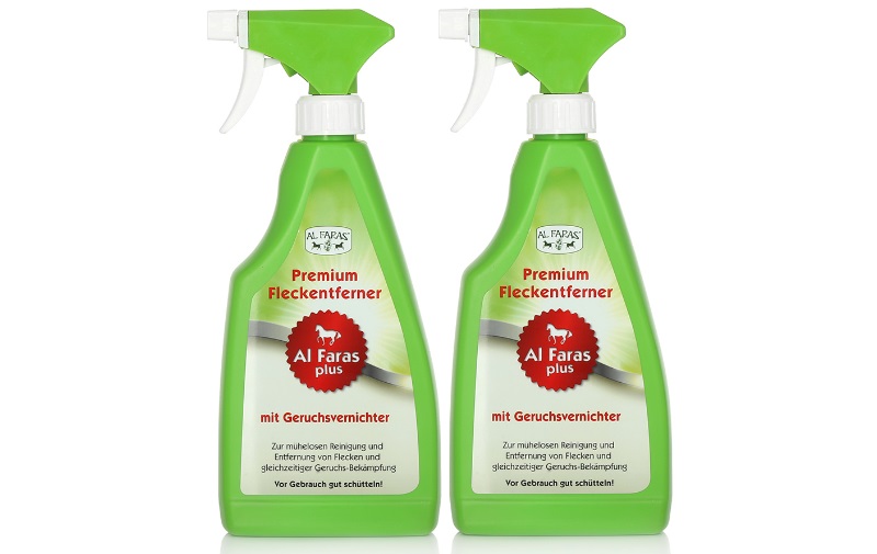 AL FARAS Premium Fleckenentferner mit Geruchsvernichter 2x 500ml