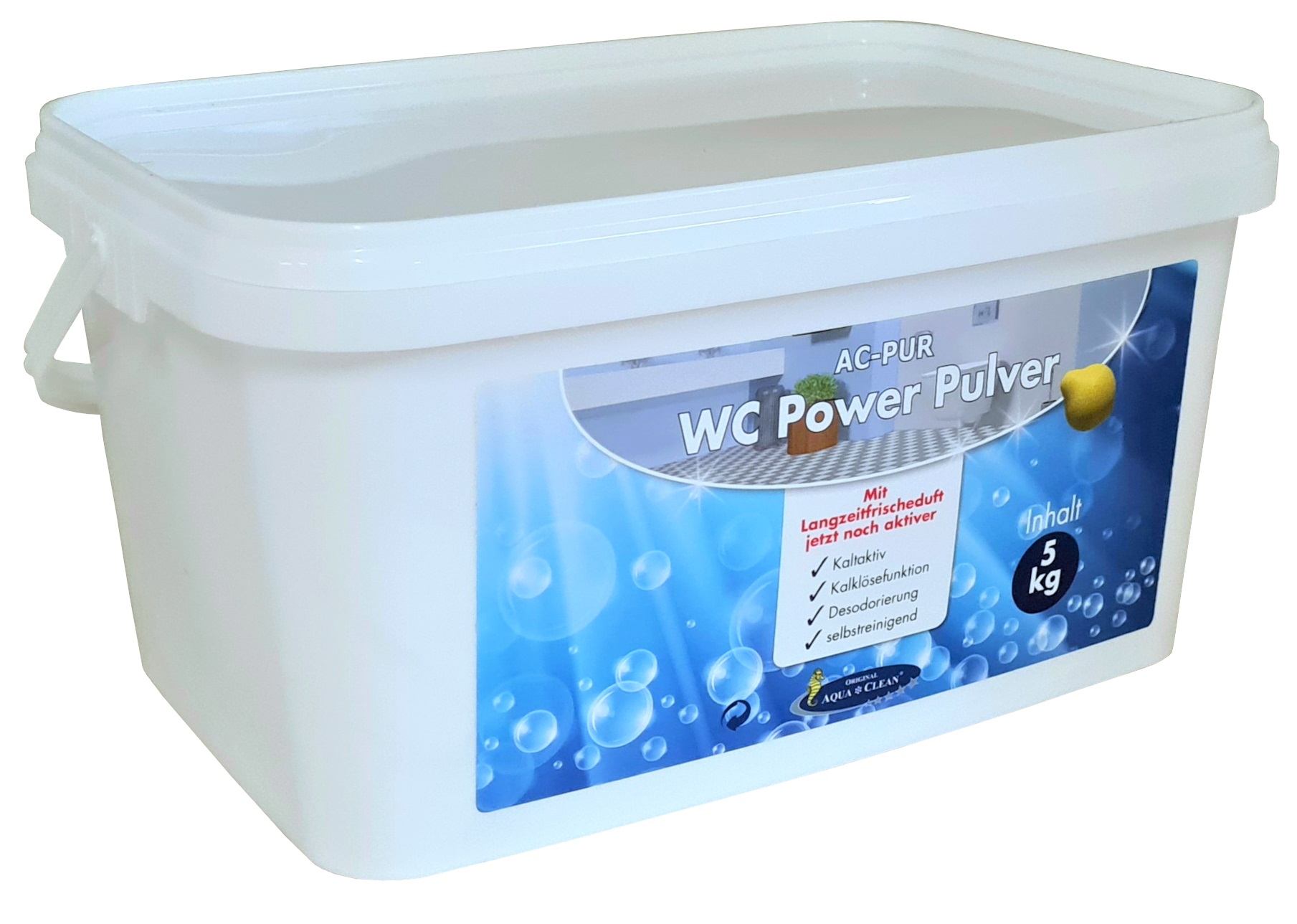 AQUA CLEAN WC Power Pulver 5 kg Neu mit Langzeitfrischeduft