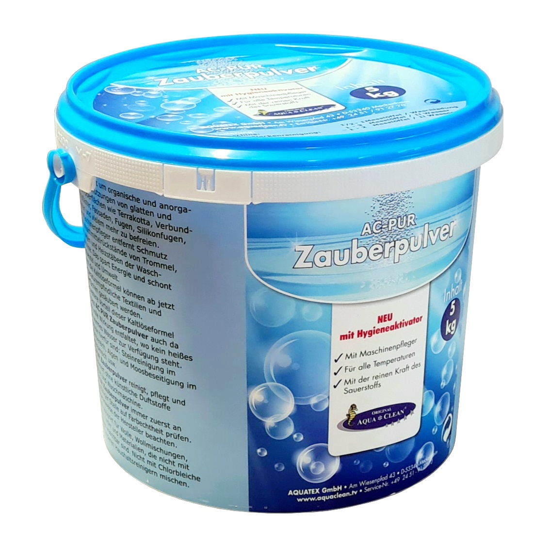 AQUA CLEAN PUR Zauberpulver mit Hygieneaktivator 5kg