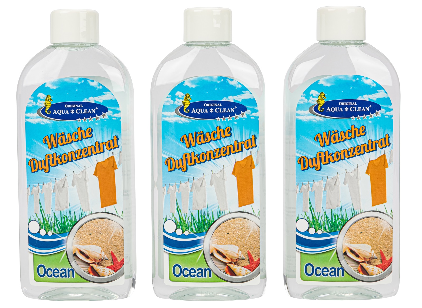 AQUA CLEAN Wäsche Duftkonzentrat Ocean 3x250ml