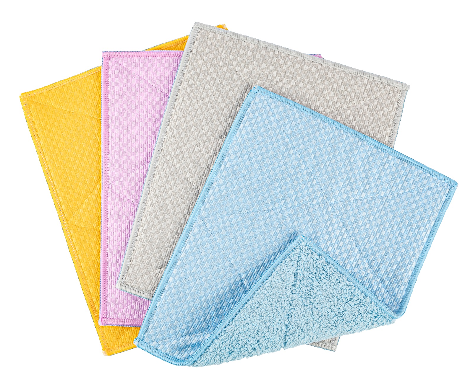AQUA CLEAN Kristall Twin Spültuch 2-Seiten-Funktion 4 tlg.
