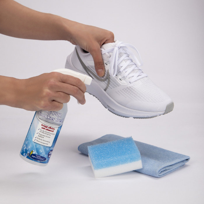 AQUA CLEAN PUR Sneaker fresh Schuhreiniger reinigt & pflegt 1l, 4tlg.