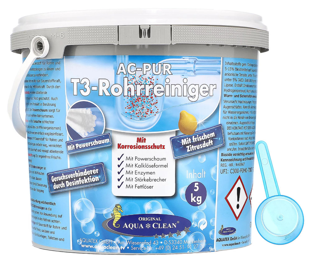 AC-PUR T3 Rohrreiniger mit Korrosionsschutz 5kg AC-PUR T3 Rohrreiniger mit Korrosionsschutz 5kg