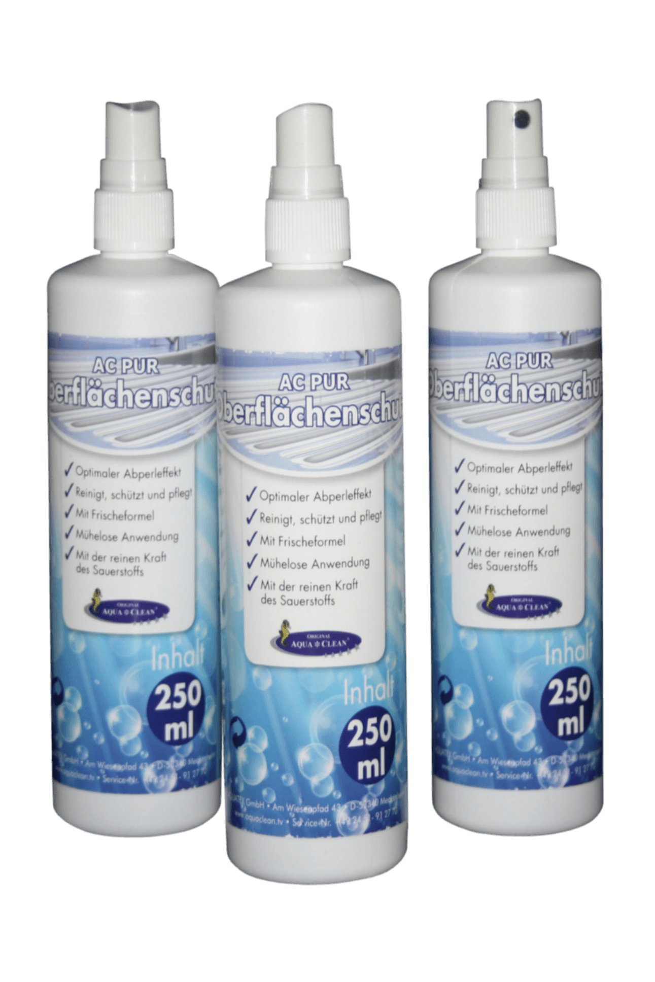 AQUA CLEAN PUR Oberflächenschutz 3er Set