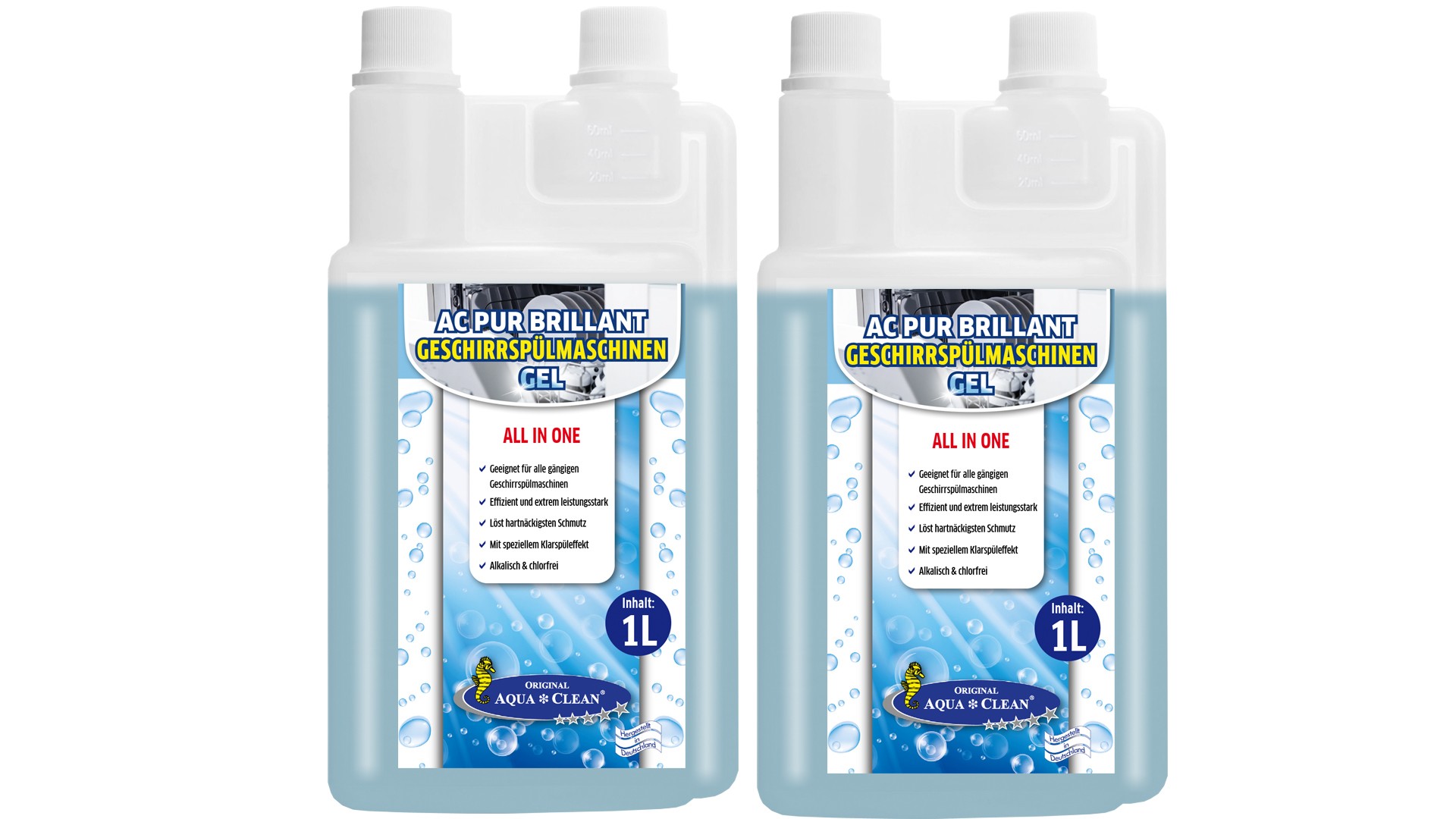 Brilliant Geschirrspülmaschinen-Gel 2 x 1 l All-in-One