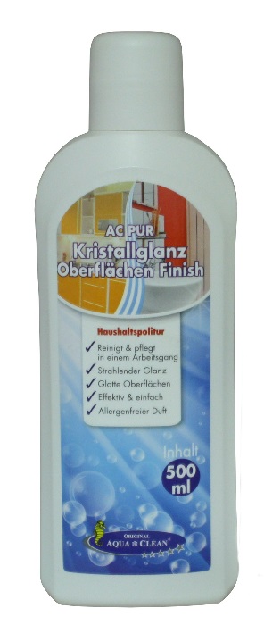 AQUA CLEAN PUR Kristallglanz Oberflächen Finish 500ml