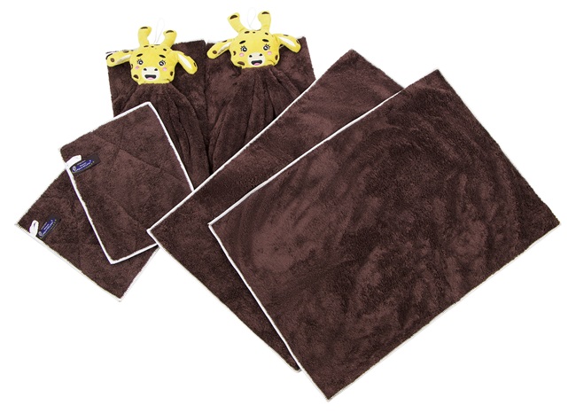 AQUA CLEAN Küchenfreunde Küchenhandtücher, Geschirrtücher & Spültücher, 6-tlg.  Giraffe