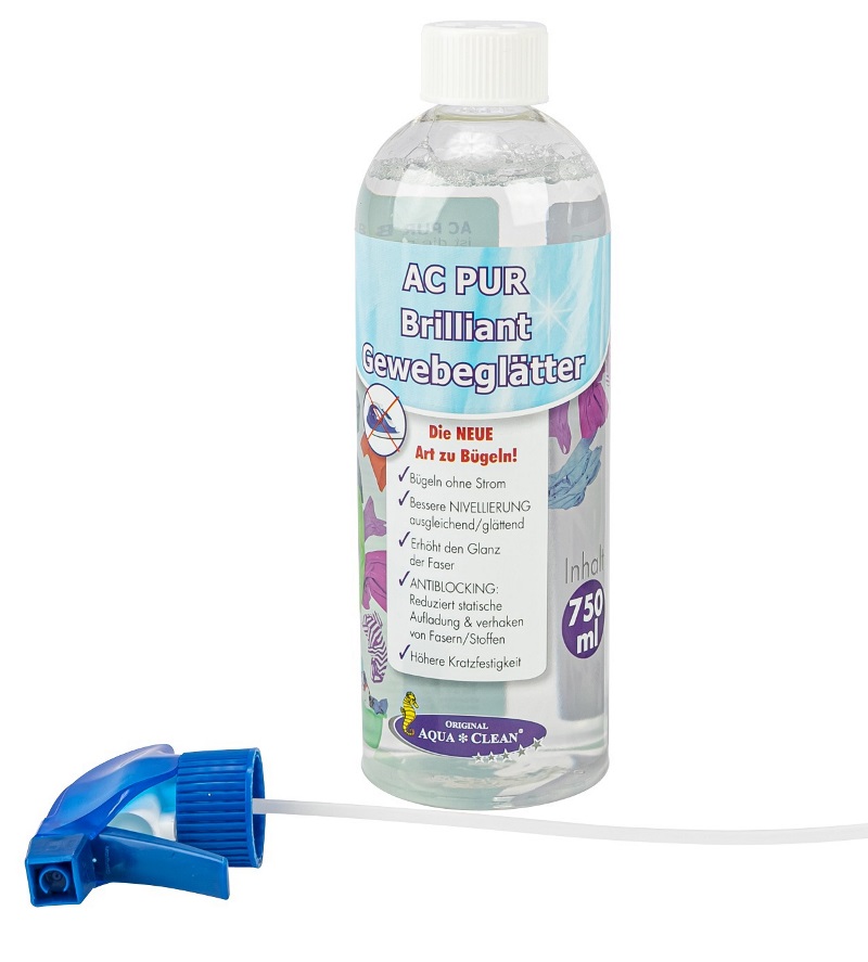 AQUA CLEAN PUR Brilliant Gewebeglätter für Textilien 750ml