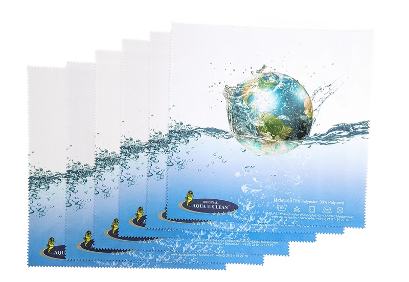 AQUA CLEAN Kristall Brillentücher fusselfrei 6tlg. AQUA CLEAN Kristall Brillentücher fusselfrei 6tlg.