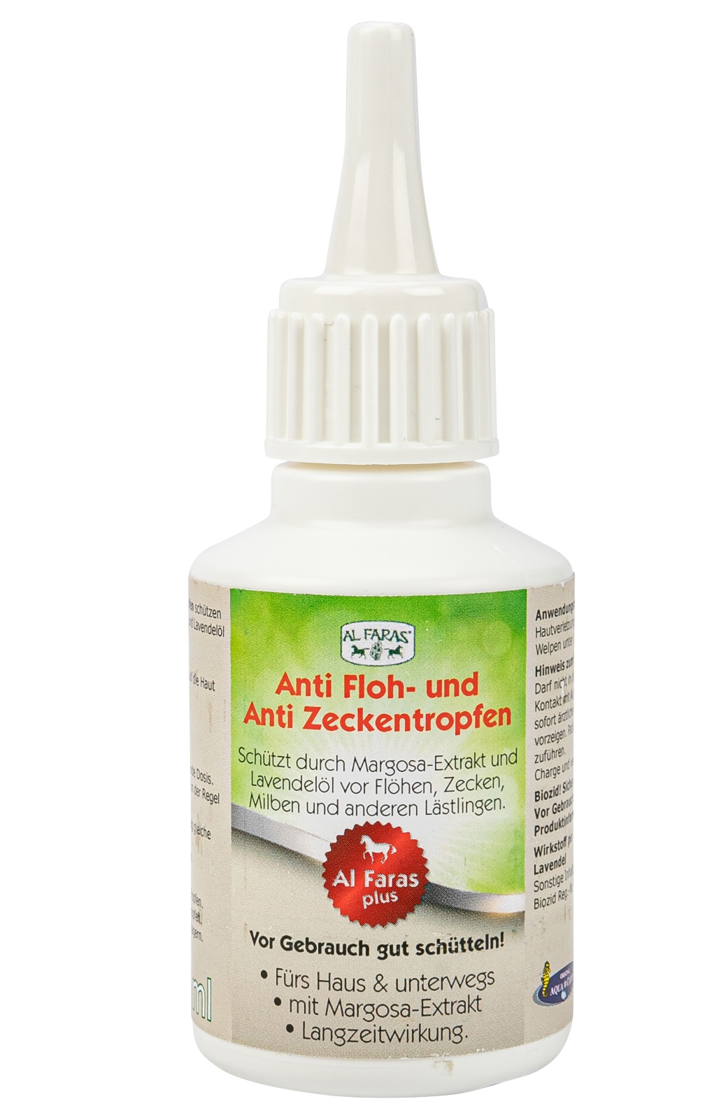 AL FARAS Anti-Floh & Zeckentropfen mit Langzeitwirkung 1x 50ml
