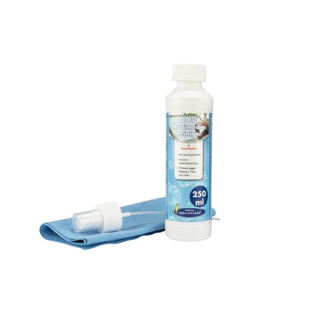 AQUA CLEAN PUR Brilliant Multimediareiniger mit desinfizierender Wirkung, 2tlg.