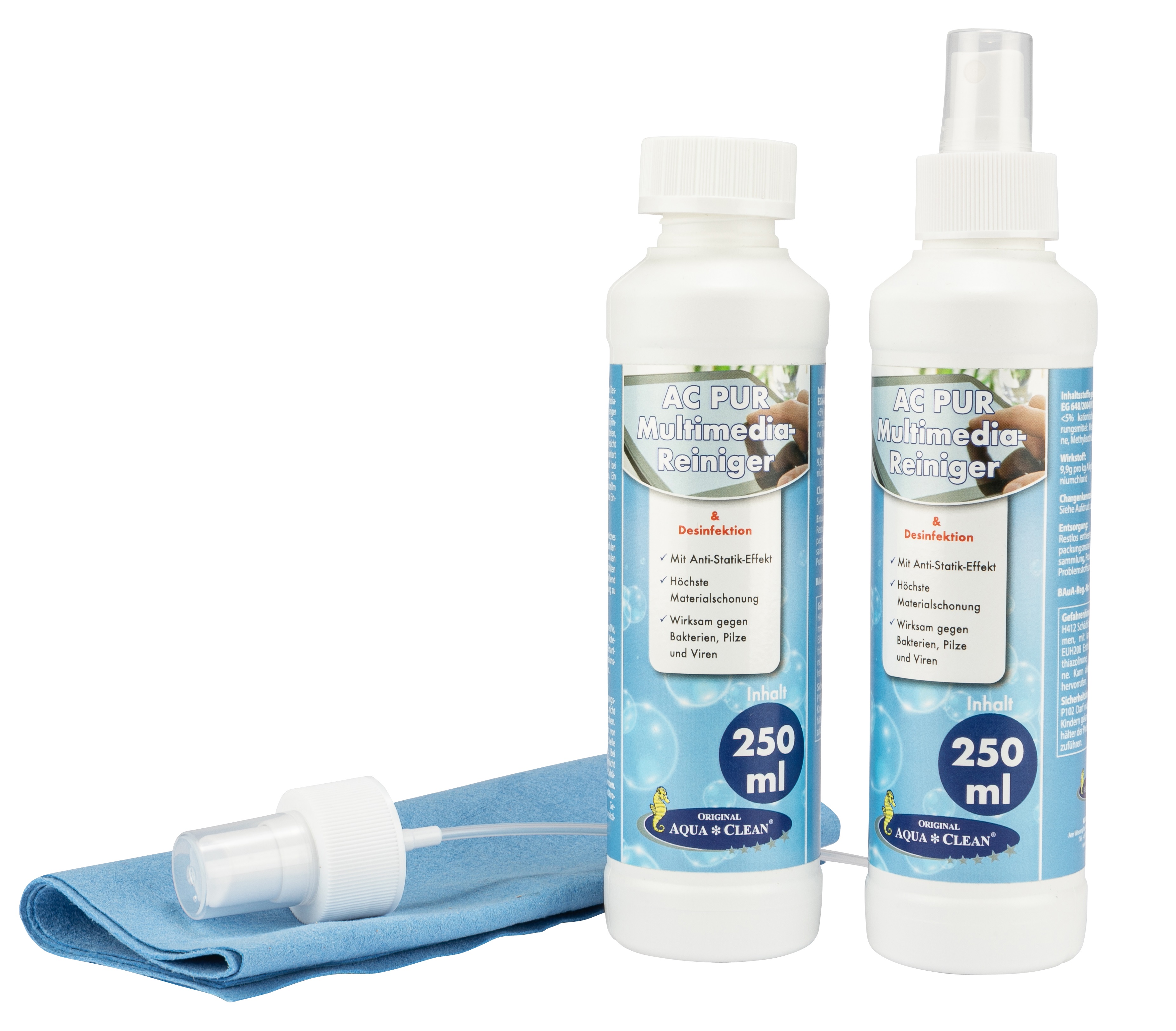 AQUA CLEAN PUR Brilliant Multimediareiniger mit desinfizierender Wirkung, 4tlg.