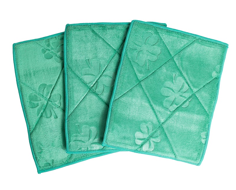 AQUA CLEAN Kristall Duo Web Spültücher mit Prägemotiv 3tlg.