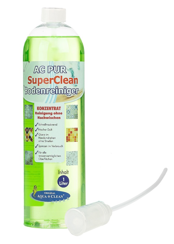 AQUA CLEAN PUR SuperClean Bodenreiniger Konzentrat 1l AQUA CLEAN PUR SuperClean Bodenreiniger Konzentrat 1l