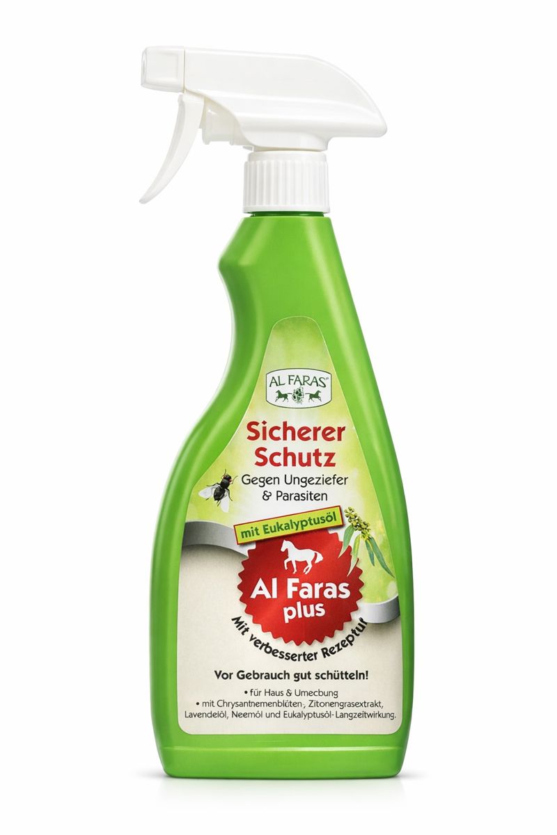 AL FARAS Insektenschutz für Umgebung & Oberflächen 500ml mit Eukalyptusöl ! Neue Rezeptur !