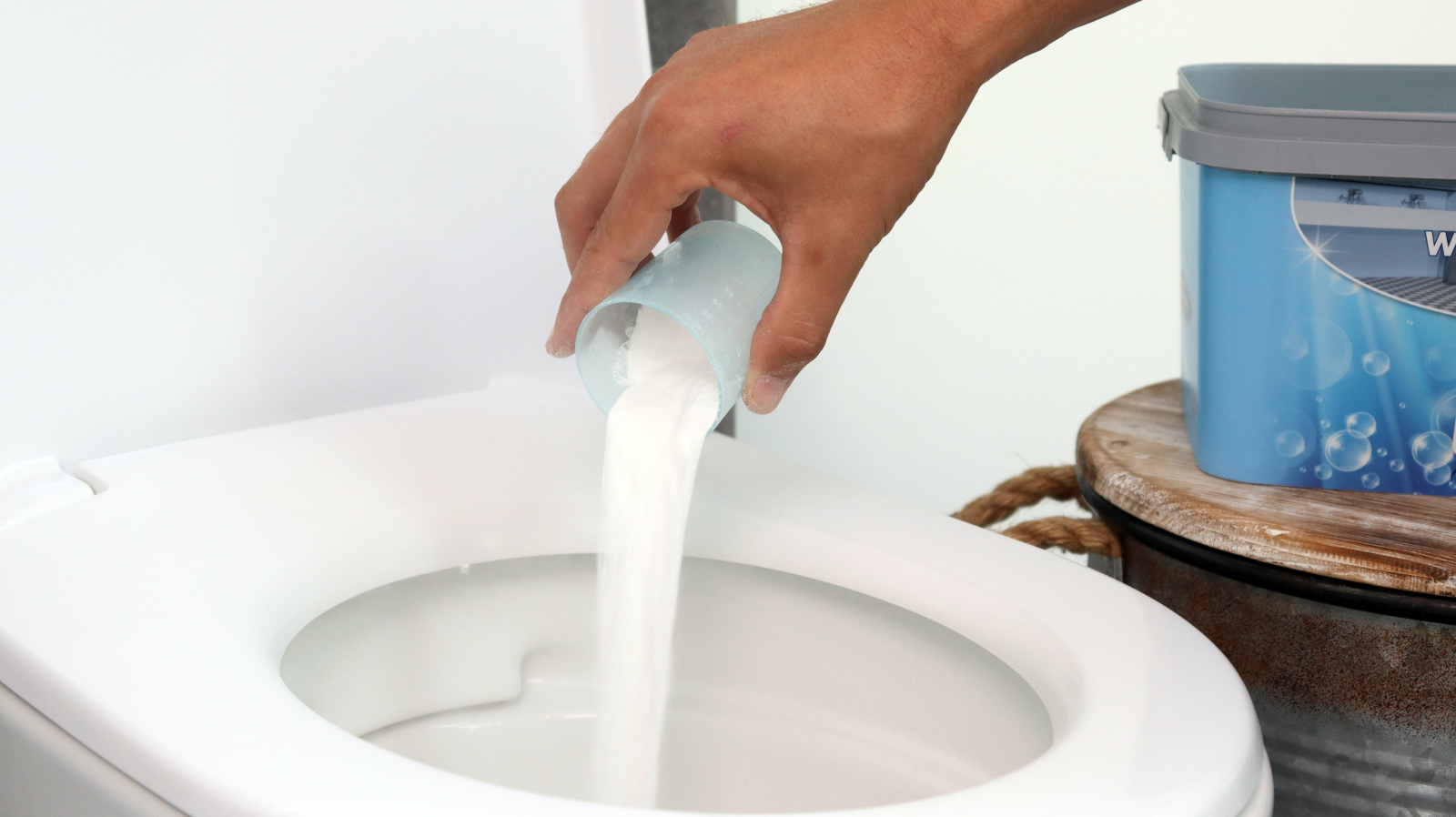 AQUA CLEAN PUR WC Power Pulver Kalklösefunktion & Keramikaufheller 5 kg